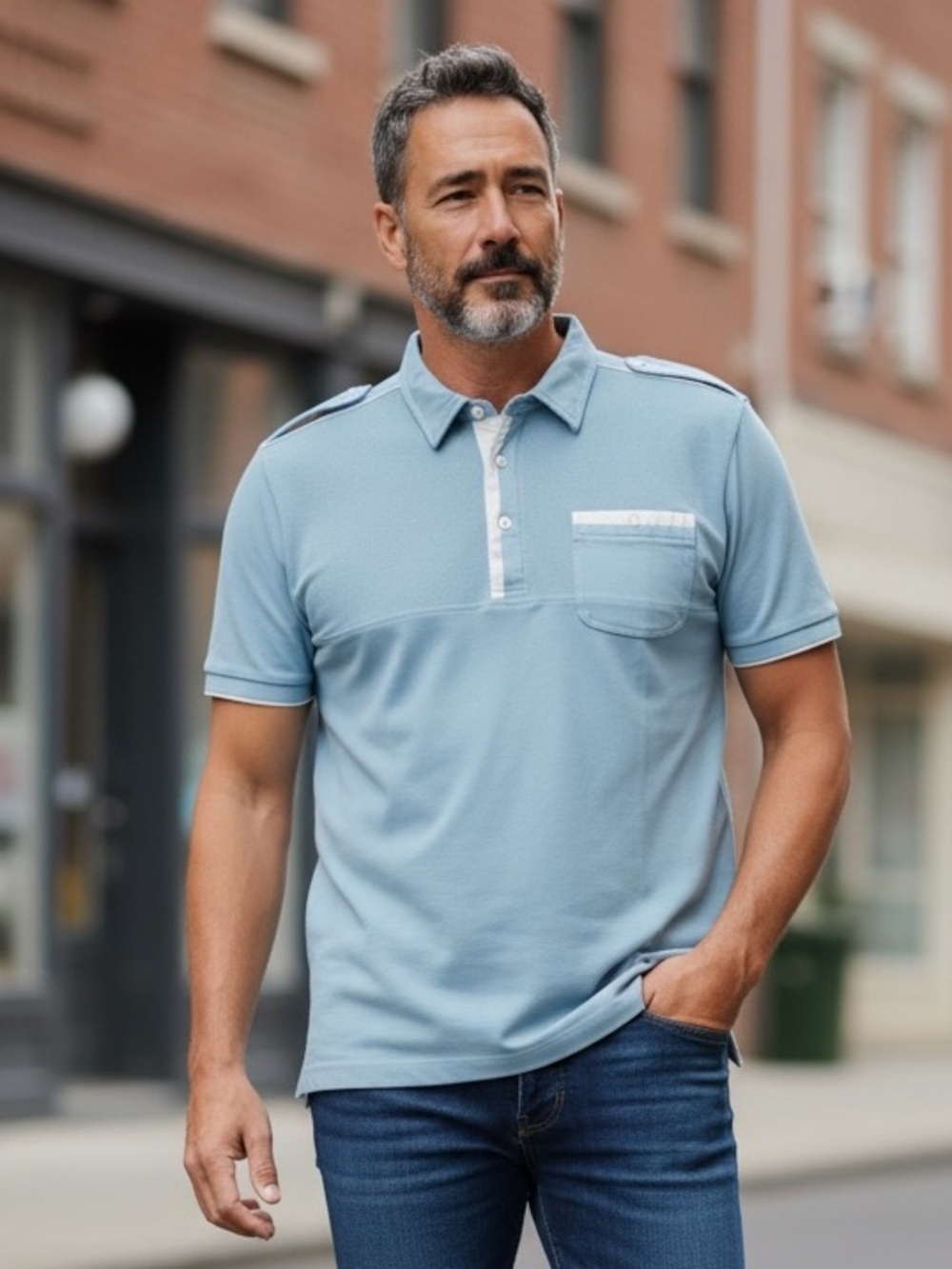 Oleg Cassini Light Mint Green  XL Polo Shirt